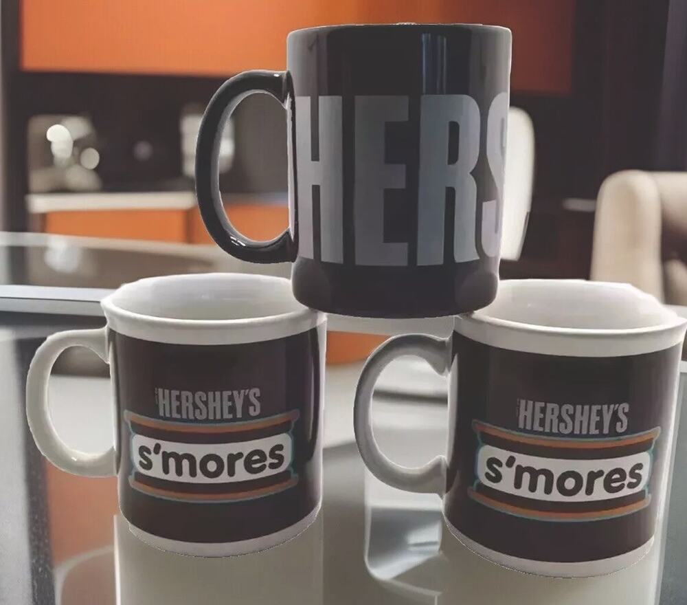 Hershey's Chocolate Coffee Cup Mug - Hershey’s S’mores Coffee Cup Mugs Set Of 3